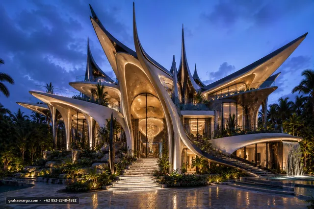 Pustaka arsitektur lokal Papua Barat. — visual arsitektur 1